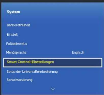 SAMSUNG HU6900 - Verwenden der Samsung Smart Control - 2