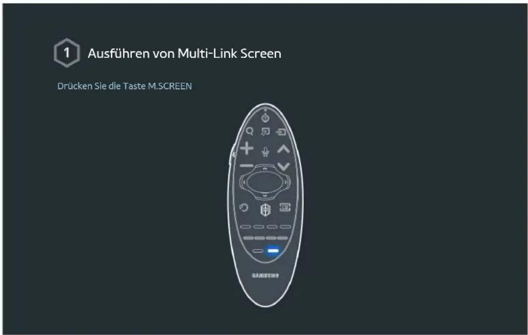 SAMSUNG H6410 - Verwenden der Multi-Link Screen - 1