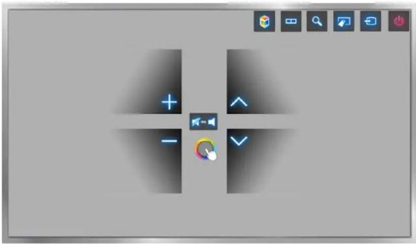 SAMSUNG H6410 - Bewegungssteuerung Layout auf dem TV-Bildschirm - 1