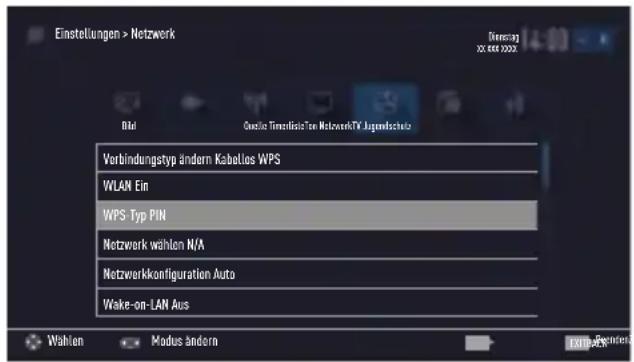 GRUNDIG 55 VLE 6800 BP - Automatische Anmeldung mit WPS-PIN-Eingabe - 1