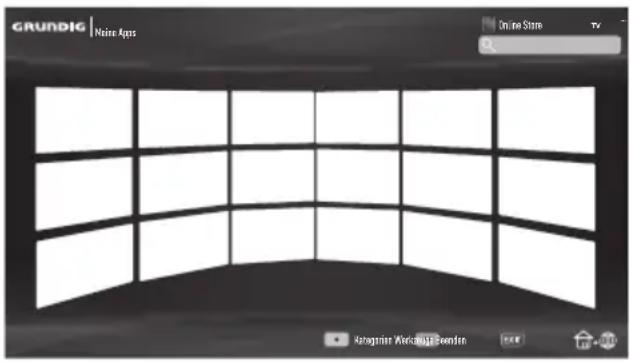 GRUNDIG 55 VLE 6800 BP - Applikationen auswählen - 1