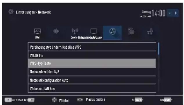 GRUNDIG 32 GFB 6621 - Automatische Anmeldung mit „WPS-PBC“ (Push Button Configuration) - 1