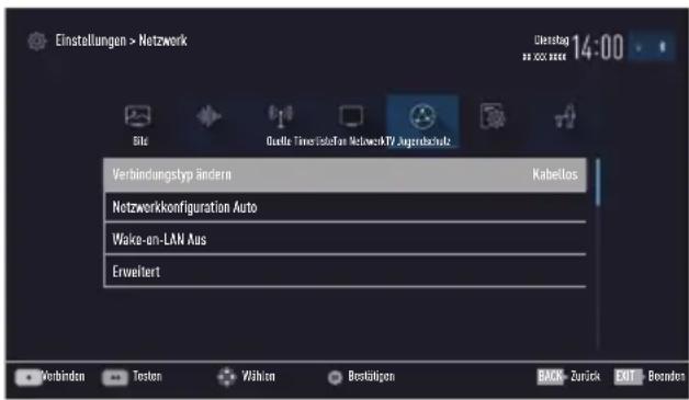 GRUNDIG 32 GFB 6621 - Automatische Anmeldung mit Eingabe des Netzwerk-Kennwortes - 1