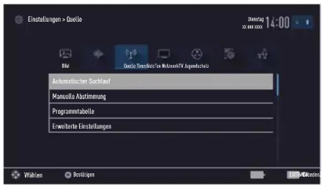 GRUNDIG 32 GFB 6621 - Digitale Programme eines Satelliten automatisch aktualisieren - 1