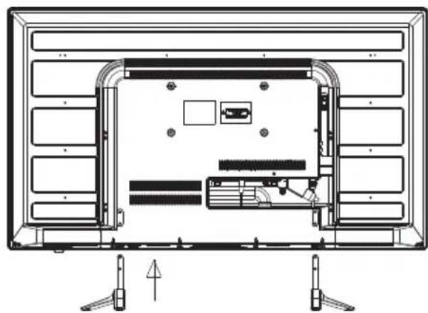 HAIER LE40B8000TF - Montageanleitung für den Standfuß - 3
