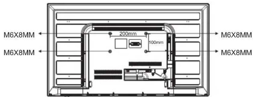 HAIER LE40B8000TF - WANDMONTAGE - 4