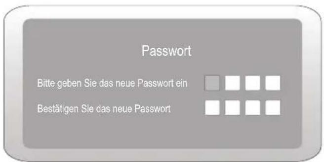 Passwort Bitte geben Sie das neue Passwort ein Bestätigen Sie das neue Passwort