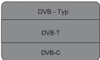 DVB - Typ DVB-T DVB-C