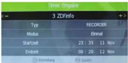 Enox LL-0119ST2 - Timer-Aufnahme - 1