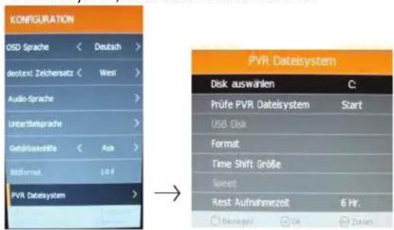 Enox LL-0119ST2 - PVR-Einstellungen - 1