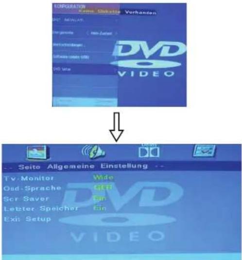 Enox LL-0122ST2 - DVD-Einrichtungsmenü öffnen - 1