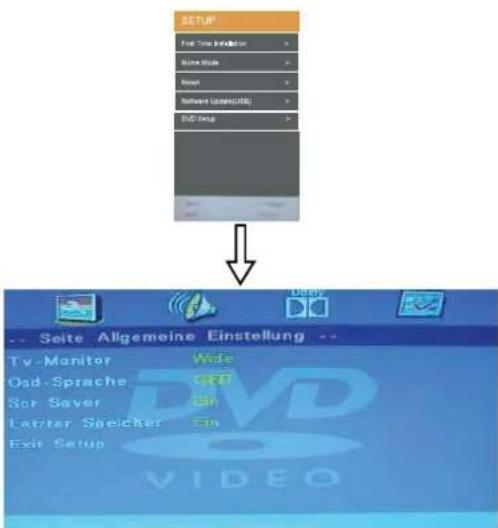 Enox LL-0222ST2 - DVD-Einrichtungsmenü öffnen - 1