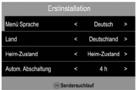 Alden 21inch - Erstinstallation bei Empfang über DVB-C/DVB-T - 1