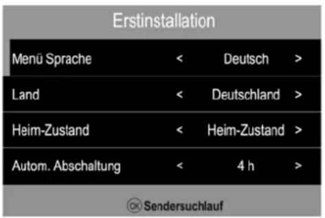 Alden 21inch - Erstinstallation bei Empfang über Satellit - 1