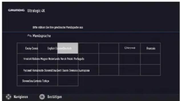GRUNDIG Manhattan 65 GOS 9896 - Erstinstallation durchführen - 1
