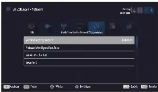 GRUNDIG 65 GOS 9799 - Automatische Anmeldung mit Eingabe des Netzwerk-Kennwortes - 1