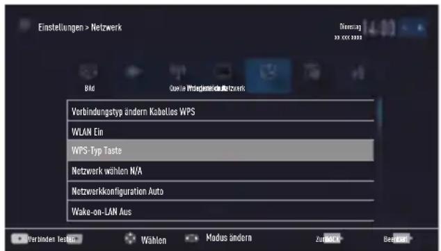 GRUNDIG 65 GOS 9799 - Automatische Anmeldung mit „WPS-PBC“ (Push Button Configuration) - 1