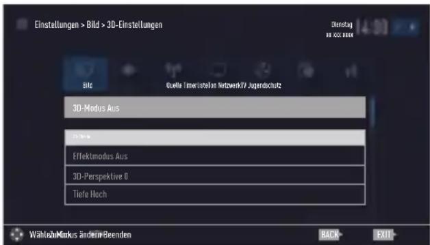 GRUNDIG 65 GOS 9799 - 3D Einstellungen - 1