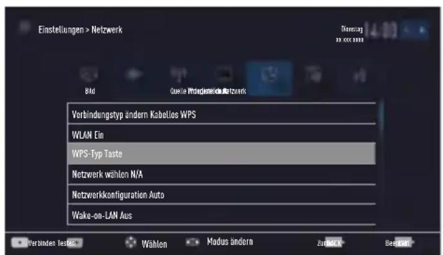 GRUNDIG 65 GOS 9798 - Automatische Anmeldung mit „WPS-PBC“ (Push Button Configuration) - 1