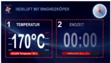 Hansa BOEW69705 - Einstellung der Arbeitszeit (Heizdauer) - 1