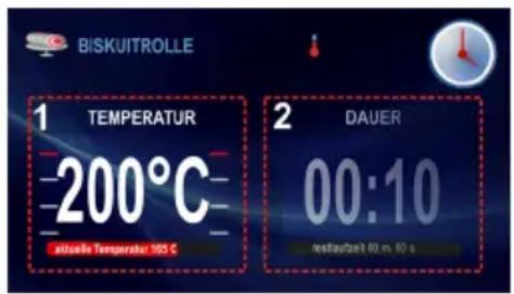 Hansa BOEW69360055 - Beispiel für ein Standardprogramm mit Vorwärmen des Backofens - 1