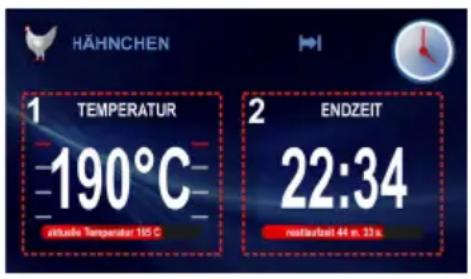 Hansa BOEW69360055 - Beispiel für ein Standardprogramm ohne Vorwärmen des Beckofens - 2