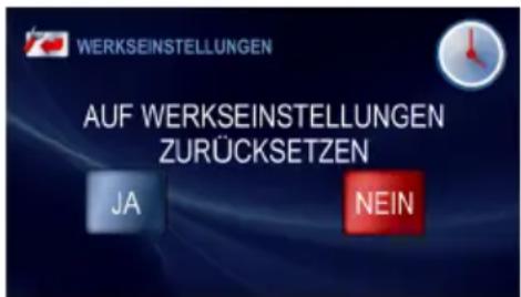 Hansa BOEW69360055 - Menü / Einstellungen / Werkseinstellungen - 1