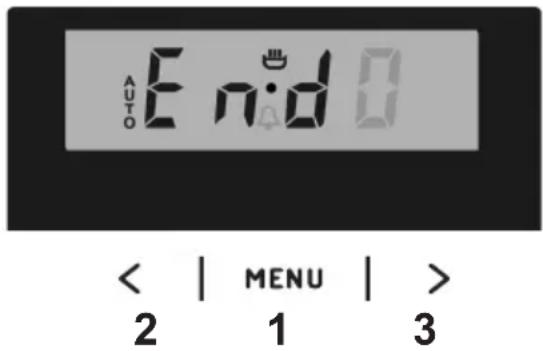 AUTO E n:d 0 < | MENU | > 2 1 3