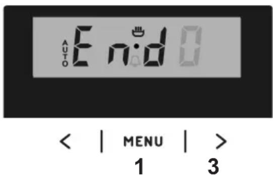 AUTO E n:d 0 < | MENU | > 1 3