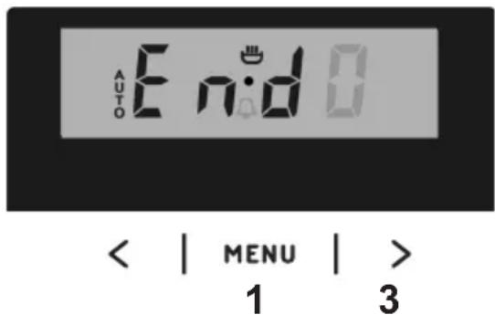 AUTO End < | MENU | > 1 3