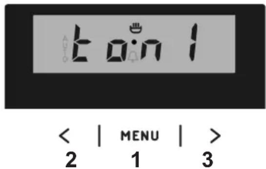 tan 1 < | MENU | > 2 1 3