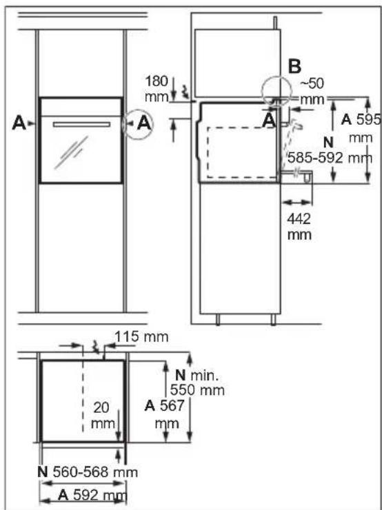 ELECTROLUX EBSL80CN - Anheben des Geräts - 2