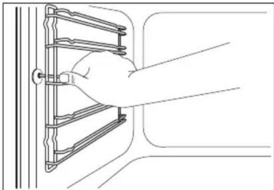 ELECTROLUX EBSL80CN - Entfernen der Einhängegitter - 1