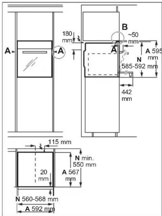 ELECTROLUX EBL80CN - Anheben des Geräts - 2
