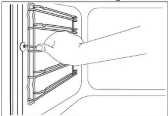 ELECTROLUX EBL40XCN - Entfernen der Einhängegitter - 1