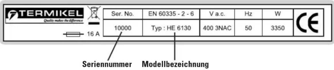Termikel BO 6121 - Telefon 0800 74 33333 47\* - 1