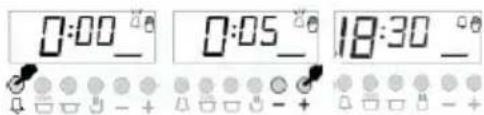 Termikel BO 6000 GR - EINSTELLUNG DER ALARMDAUER - 1