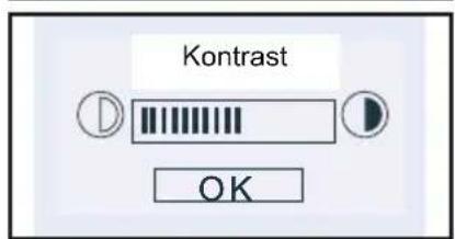 ORANIER EPD 9809 - Einstellung des Displaykontrasts: - 3