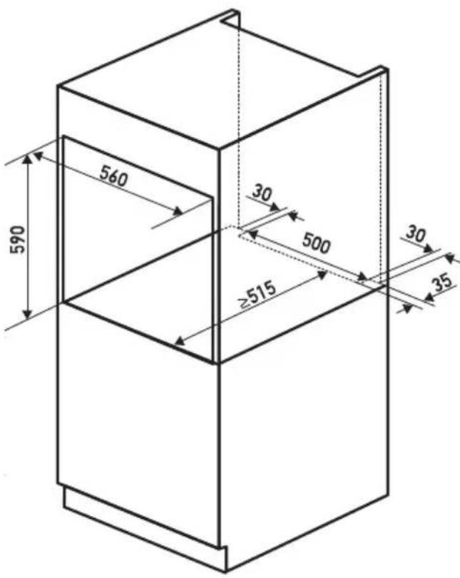 ORANIER EBS 9939 - Einbau des Backofens - 1