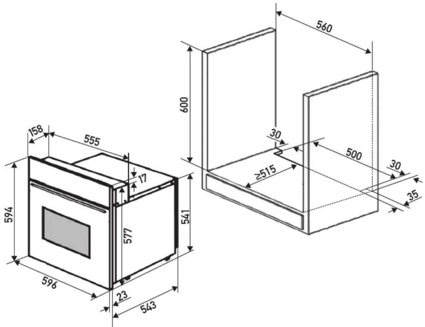 ORANIER EBS 9939 - Einbau des Backofens - 2