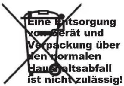 ORANIER EBS 9939 - Hinweise zur Entsorgung - 1