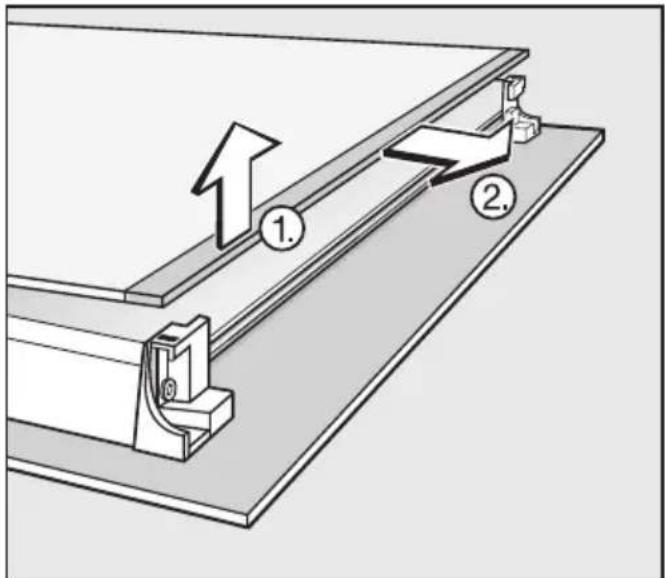MIELE H 4270 BP - Gerätetür auseinanderbauen - 2