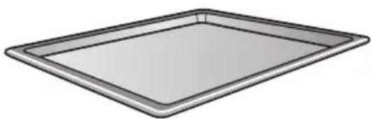 MIELE H 2666 B - Backblech, Universalblech und Rost mit Ausziehschutz - 1