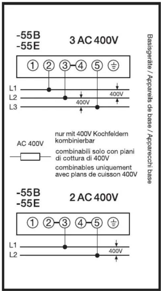 MIELE H 2651-1-55 B - Anschlussschema - 2