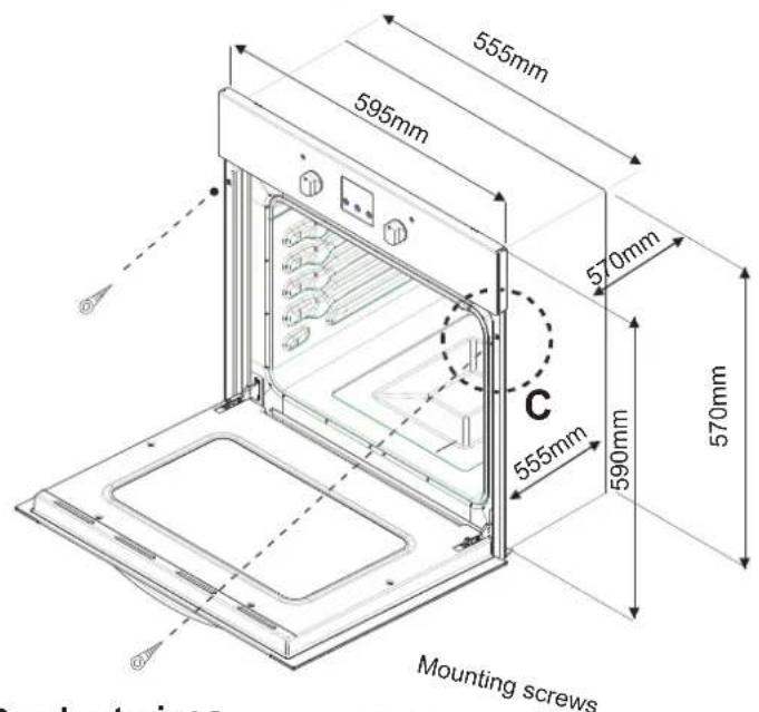 NORDMENDE SO302IX - INSTALLATION OF BUILT\_IN OVEN - 2