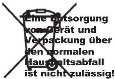 ORANIER EBS 9911 - Hinweise zur Entsorgung - 1