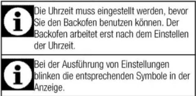 BEKO OUM 22324 X - Erste Inbetriebnahme Erste Zeiteinstellung - 1