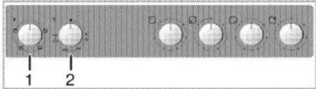 BEKO OUC 22022 X - So bedienen Sie den Backofen Temperatur und Betriebsart einstellen - 1