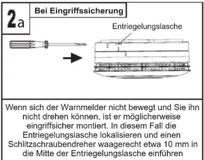Ei Electronics EI650 - Wie Sie den Warnmelder entfernen - 3