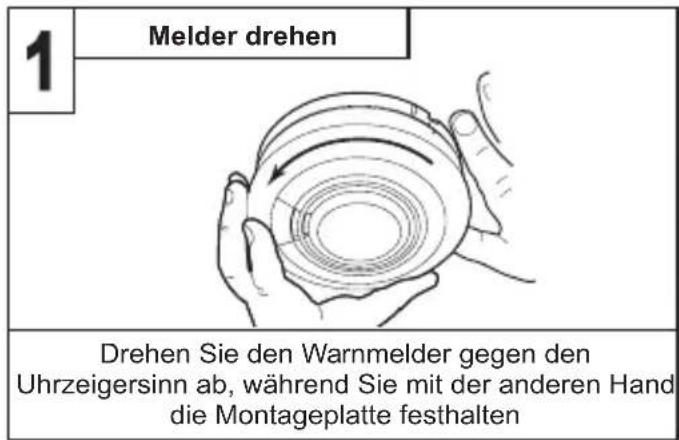 Ei Electronics EI650 - Wie Sie den Warnmelder entfernen - 1
